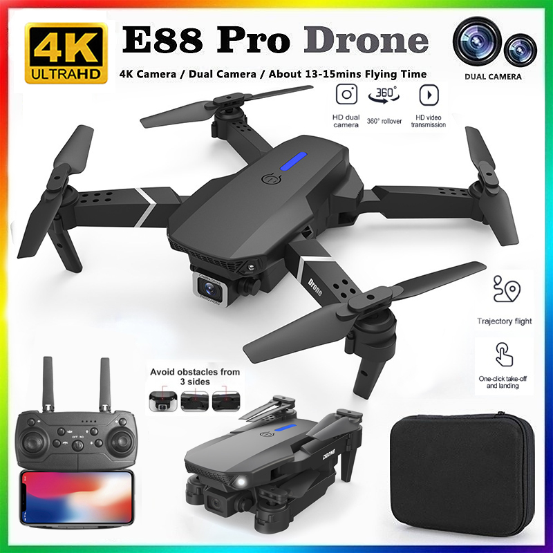 Drone Ae Rc - Nuevo Dron RC Profesional E88 2026