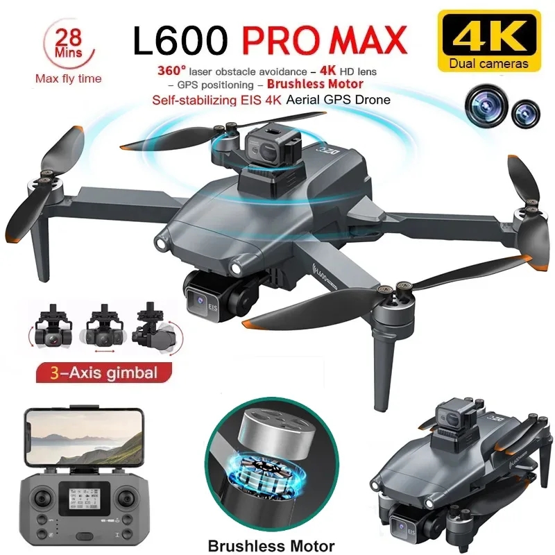 Drone Ae Rc - L600 PRO MAX GPS Drone profesional