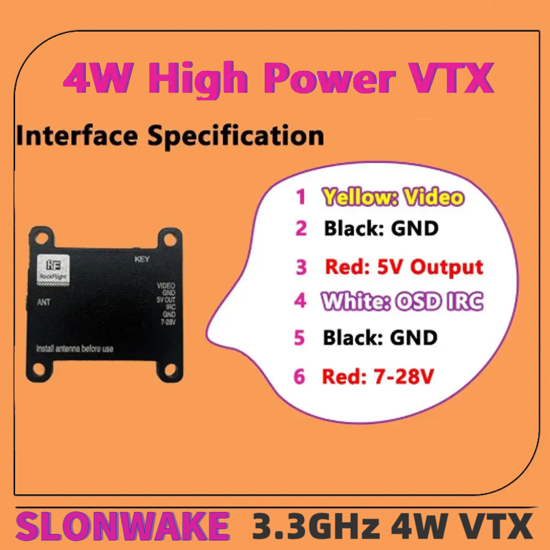 Transmisor de Video VTX SLONWA - Drone Rc Toy reseña y precio