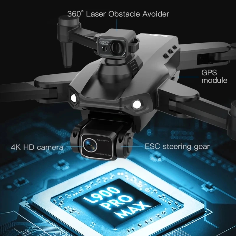 L900 Pro MAX GPS Drone 4K Prof - Drone Ae Rc reseña y precio