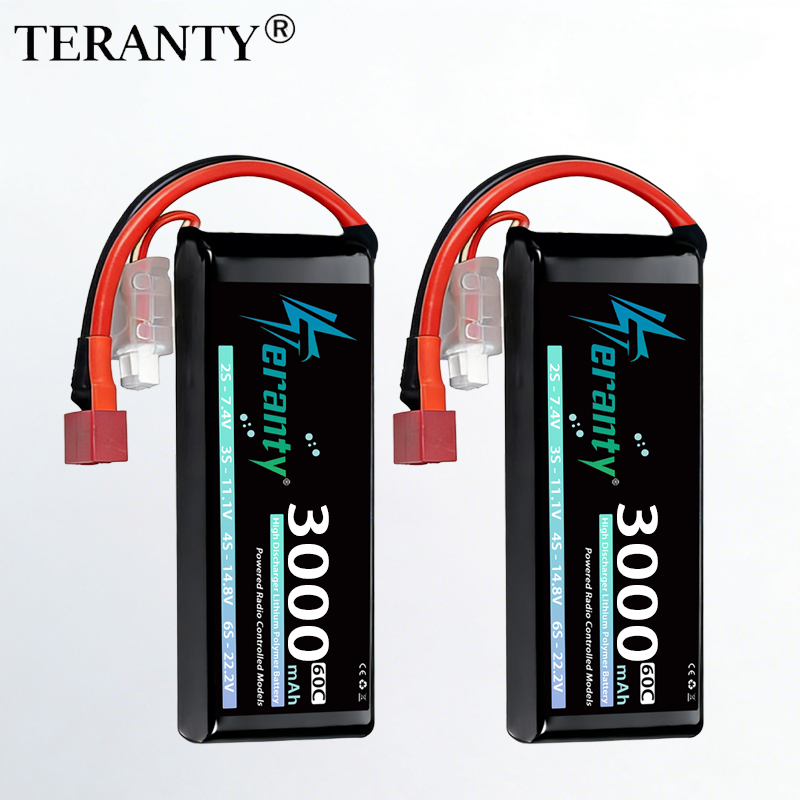 Batería Lipo TERANTY 2S 3000mA - Drone Rc Leading reseña y precio