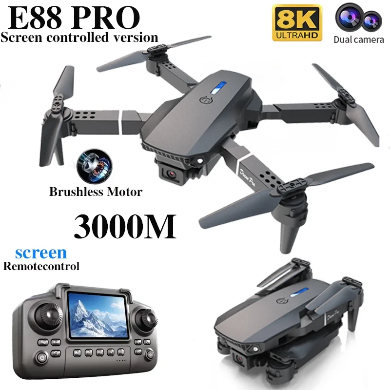 Dron Profesional E88 PRO con P - Drone Ae Rc reseña y precio