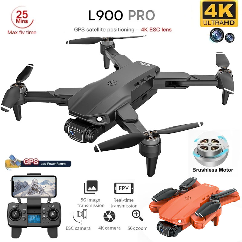 L900 Pro GPS Drone 4K profesio - Drone Ae Rc reseña y precio