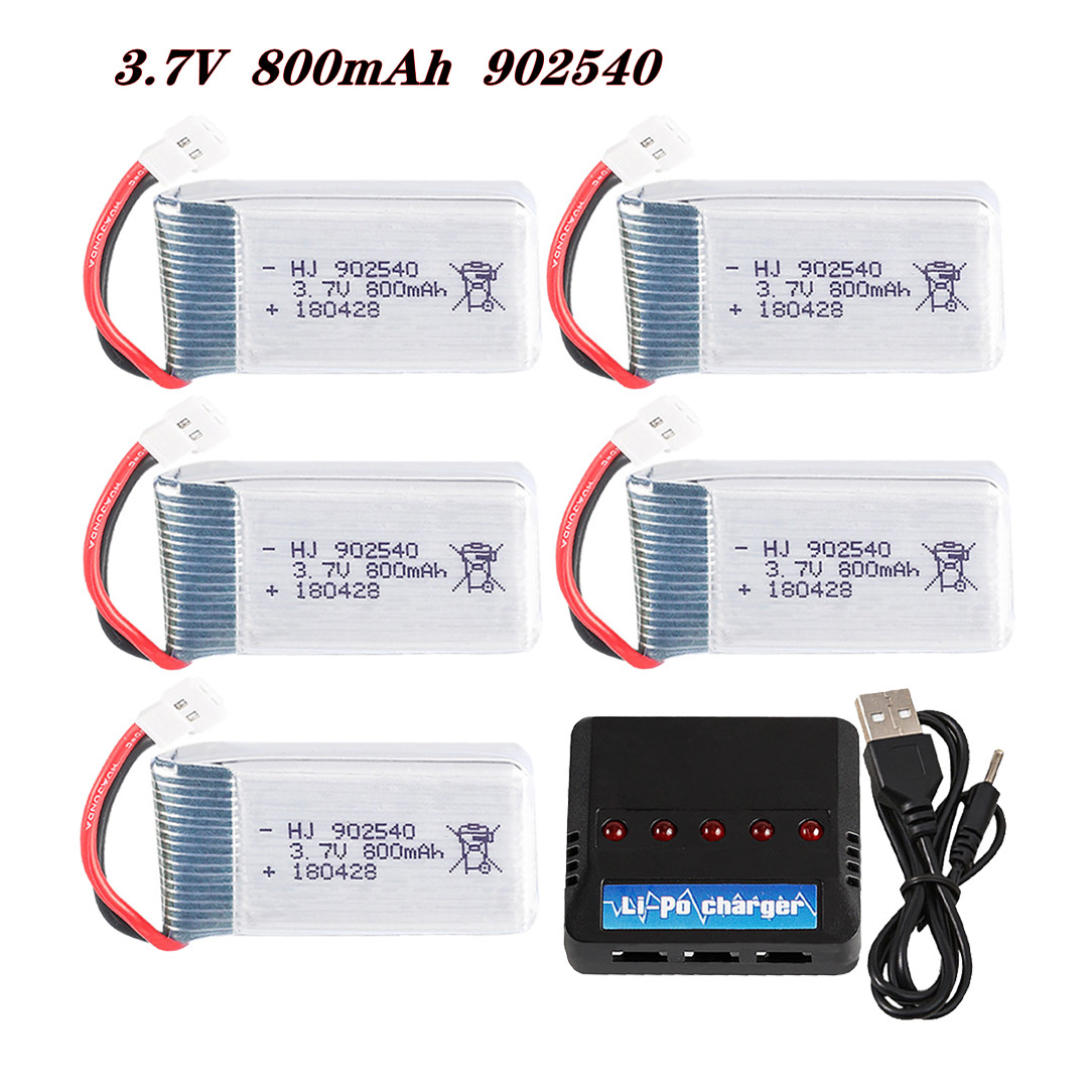 Batería Lipo de 3,7 V, 800mAh, - Drone Rc Leading reseña y precio